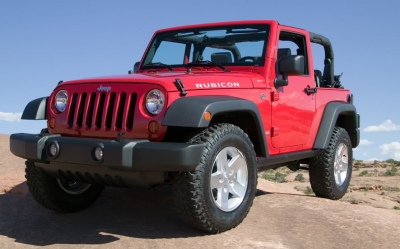 Jeep Wrangler mit Soft Top für 4 Personen