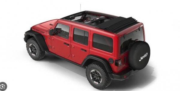 Wrangler Jeep mit Soft Top für 5 Personen